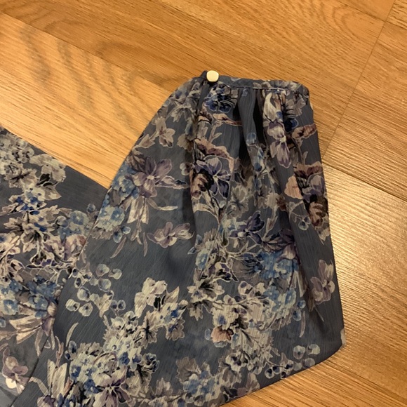 Ever New Gorgeous Light Blue Floral Short Dress - Picture 7 of 11